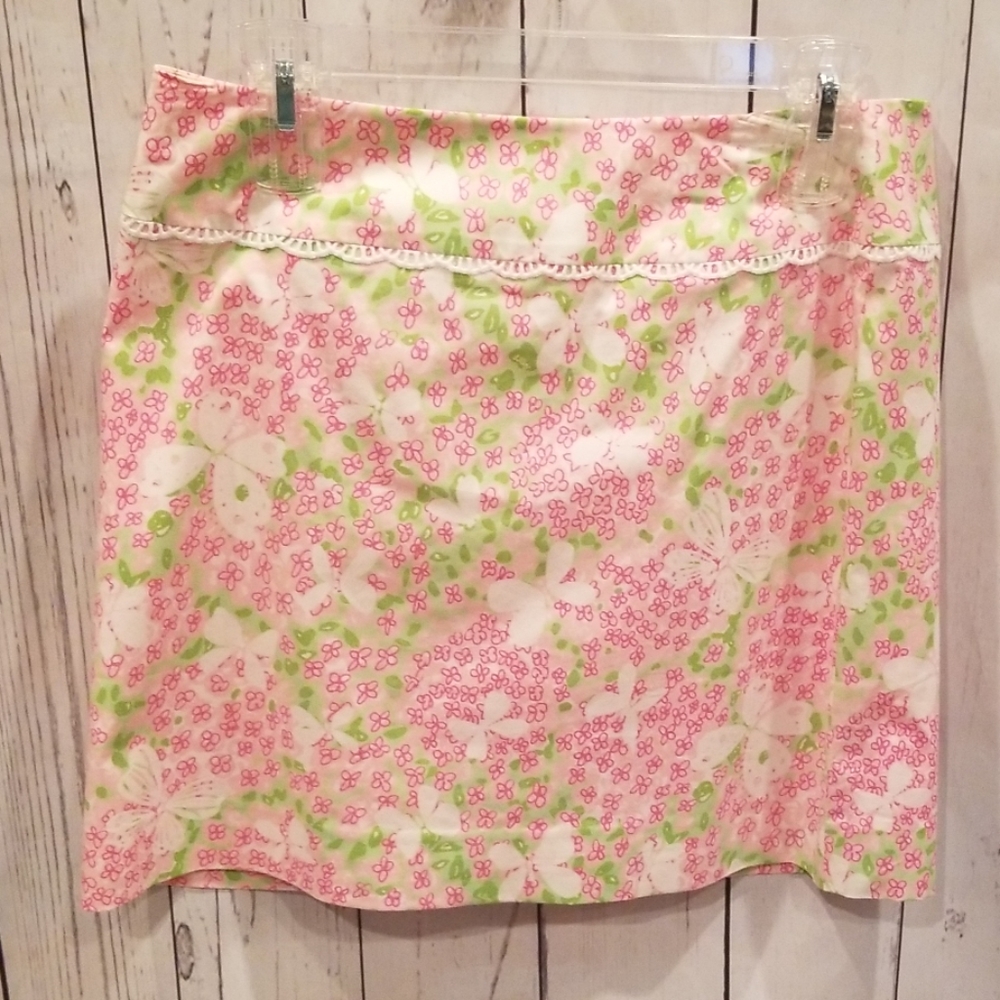 NWOT BARELY WORN Lilly Pulitzer "Butterfly" Skirt!